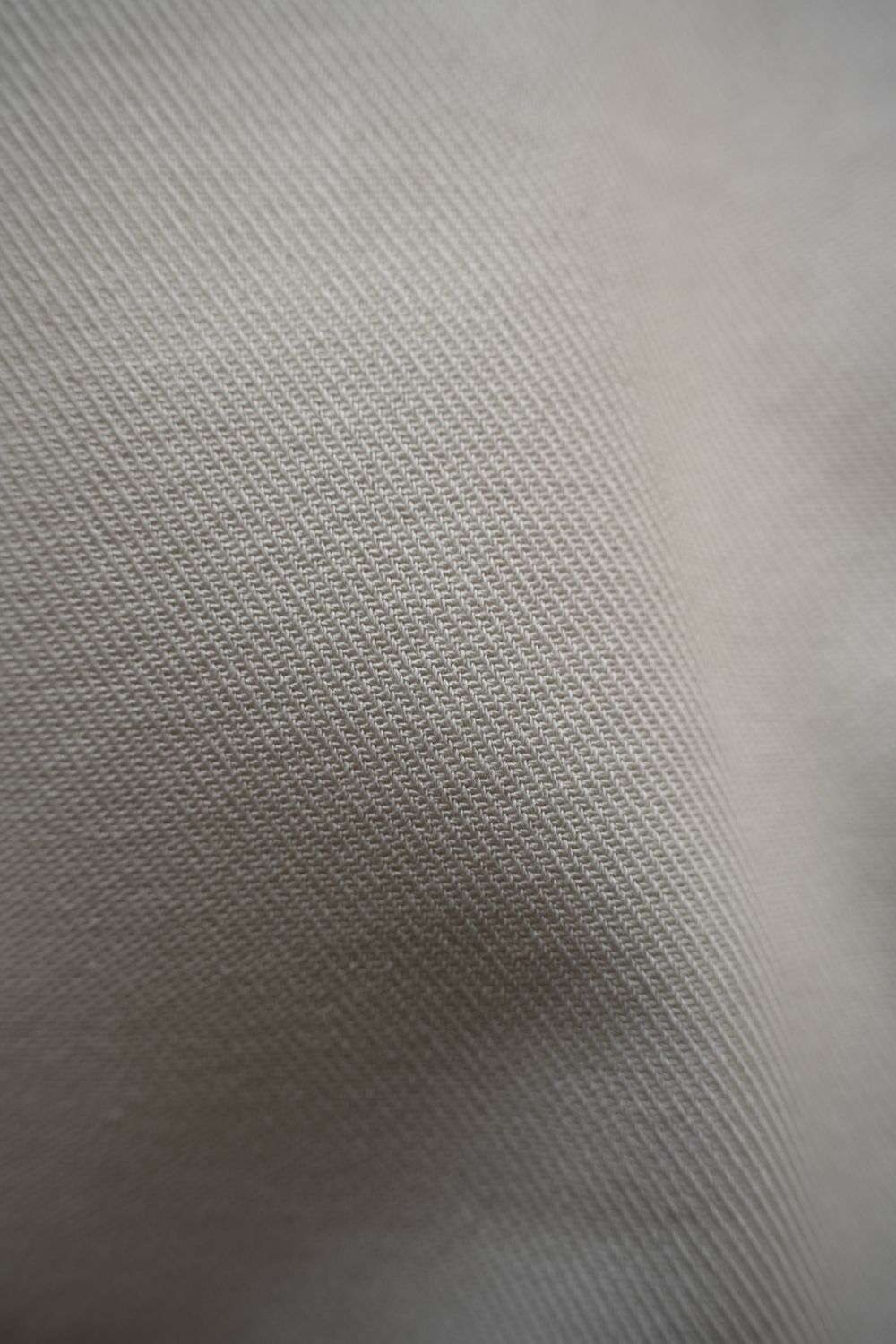 【26AW】コットンツイル2タックテーパードパンツ(IVORY)