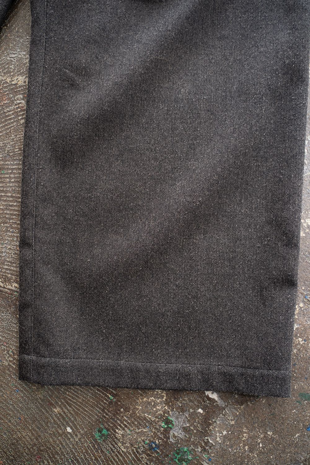 【25AW】Herringbone Trousers/ヘリンボーントラウザーズ(BROWN)