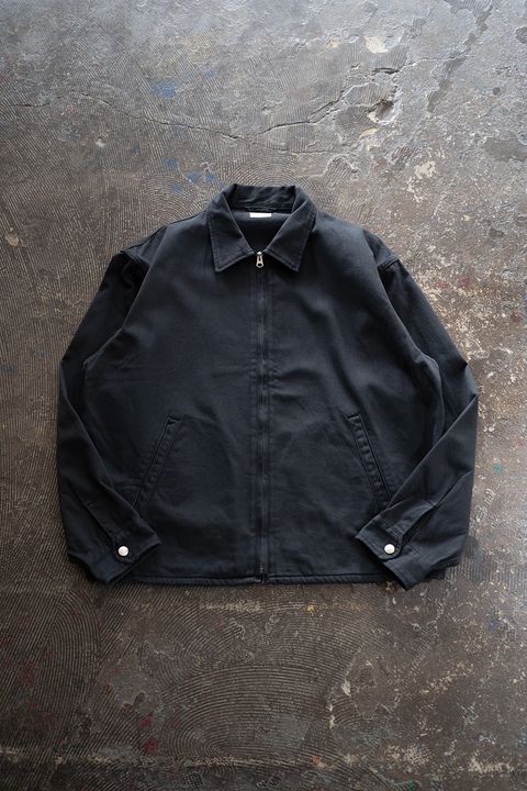 【ラスト1点】【26AW】Satin Zip Blouson(CHARCOAL)