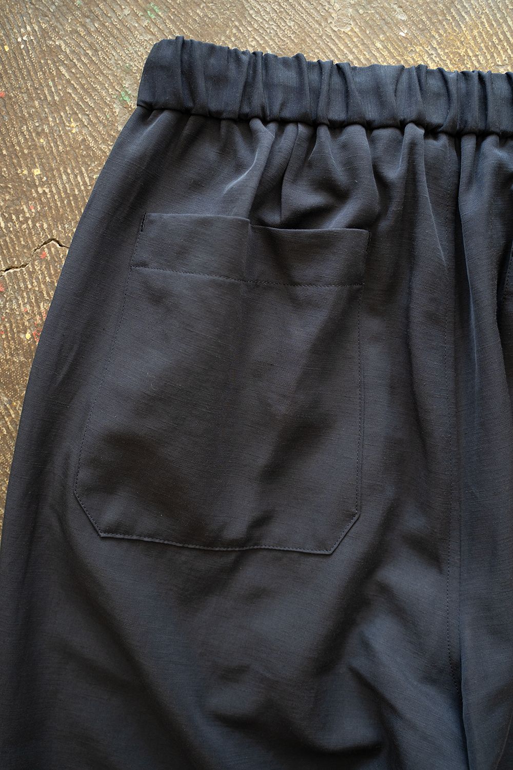 【ラスト1点】【25SS】リヨセル×リネンイージーパンツ(NAVY)
