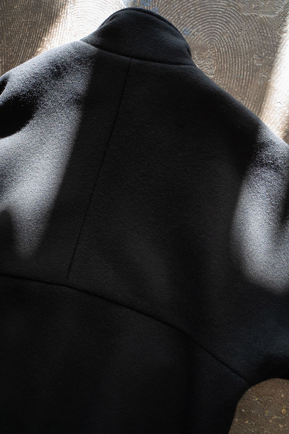 【ラスト1点】【24AW】Melton Track Jacket/メルトントラックジャケット(BLACK)