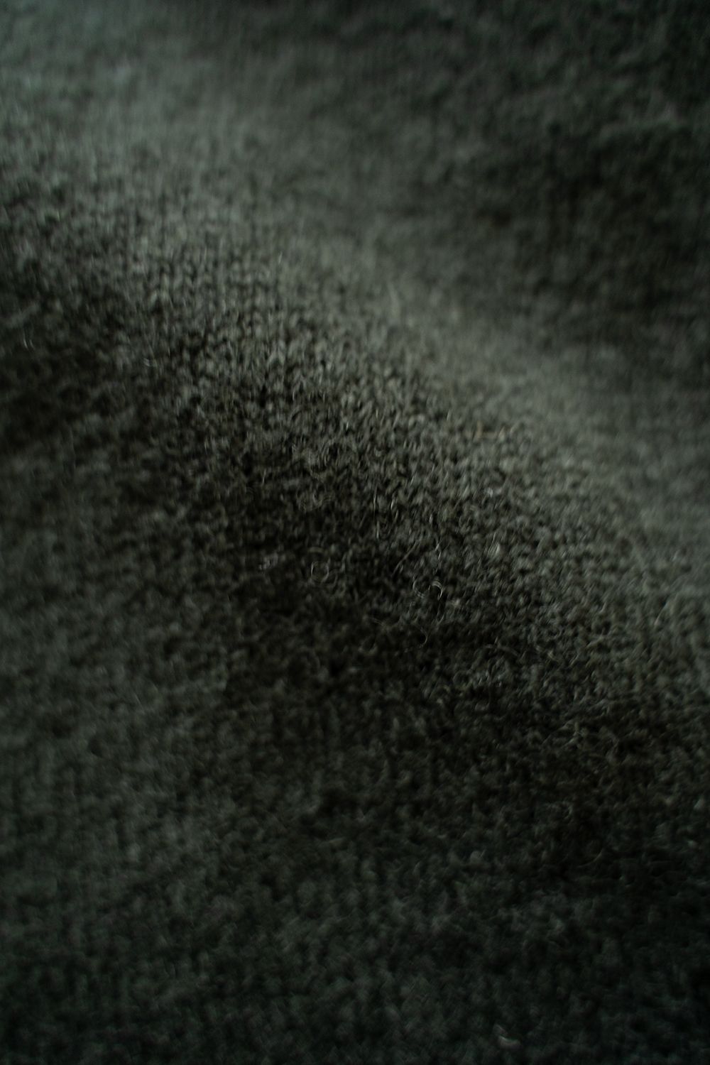 【ラスト1点】【24AW】ループヤーンクルーネックカーディガン(DARK GREEN)