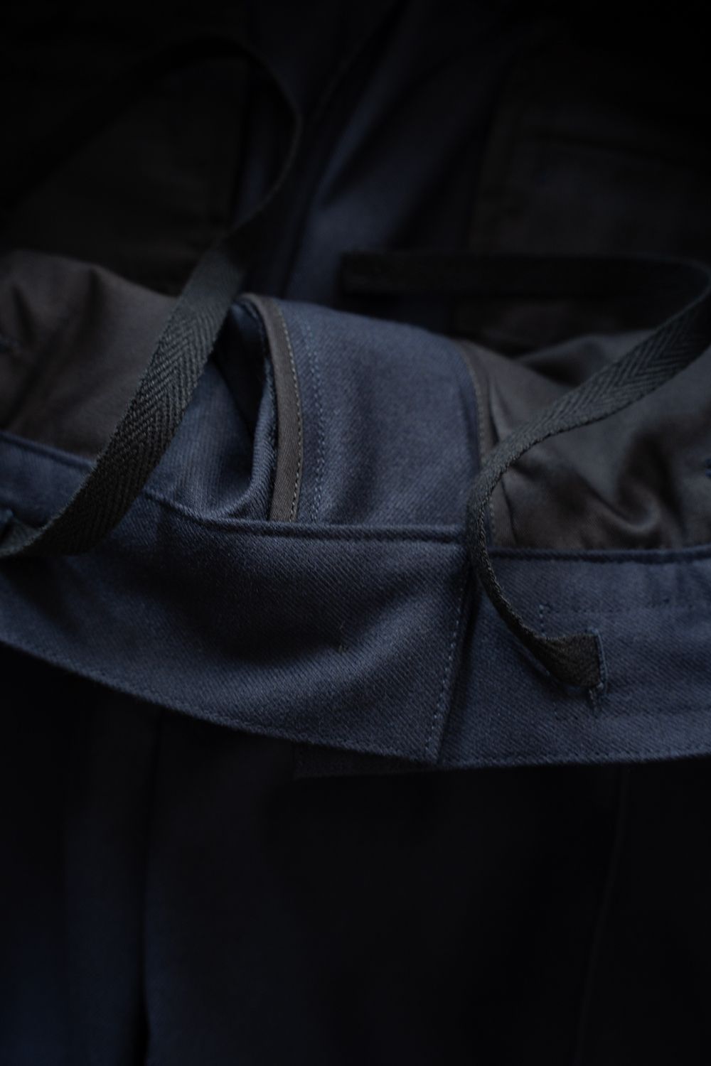 【26AW】2-Tack Wide Slacks/2タックワイドスラックス(NAVY)
