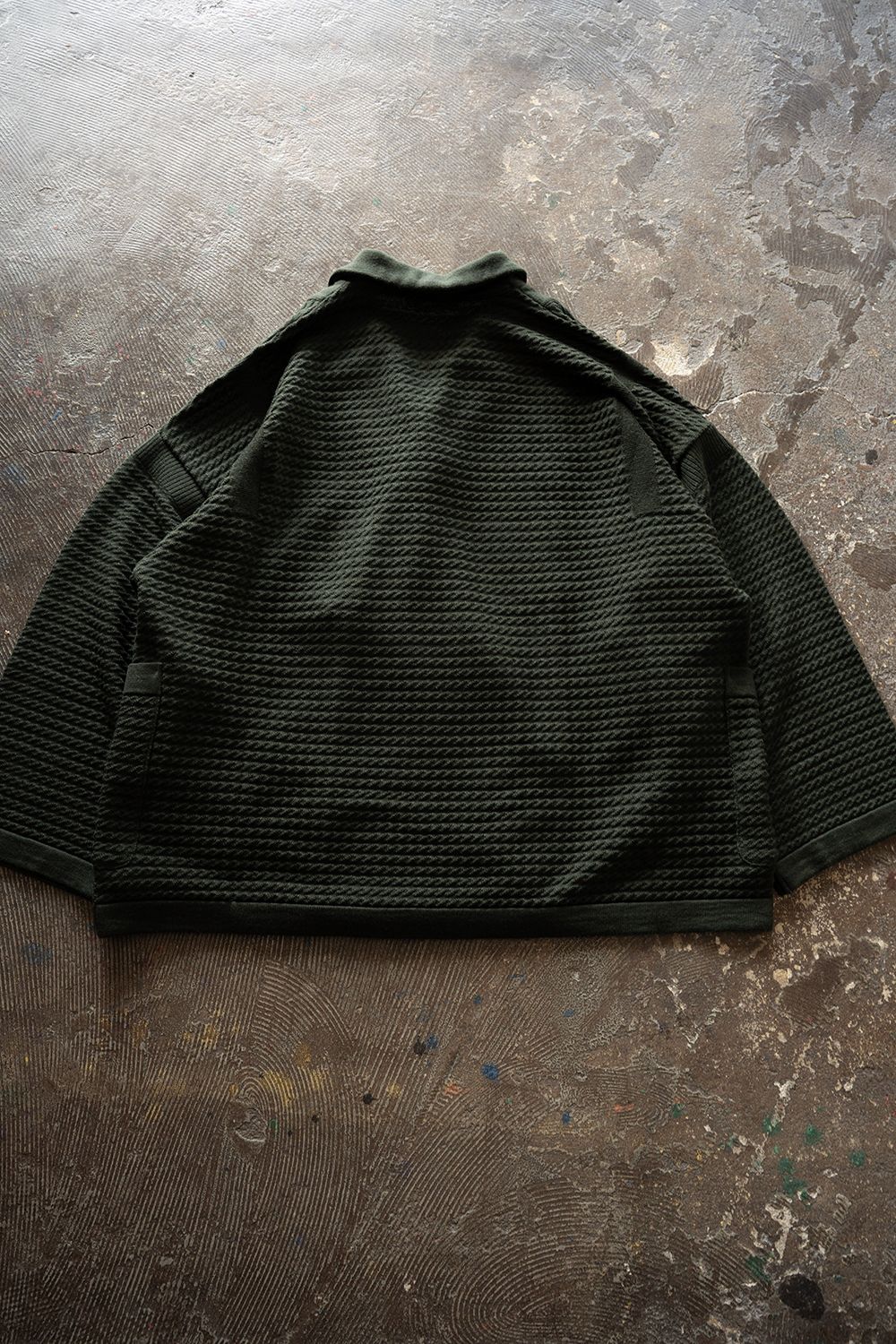 【26AW】Akigumo Knit Jacket(DARK OLIVE)