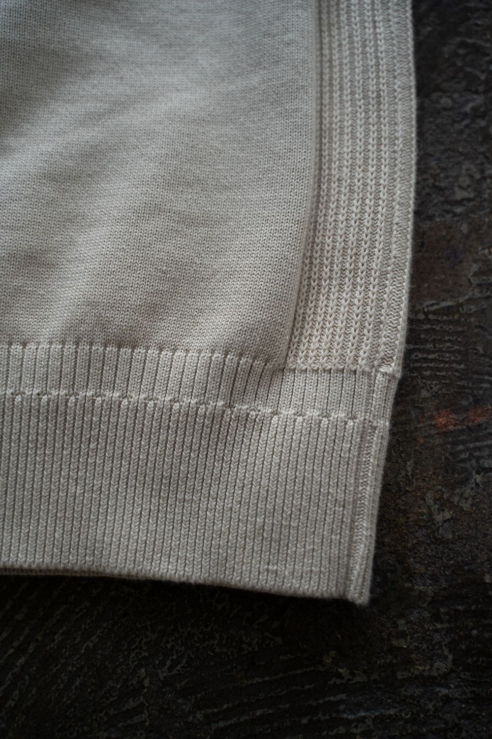 Akisora Mock Neck Knit(PEARL GRAY)