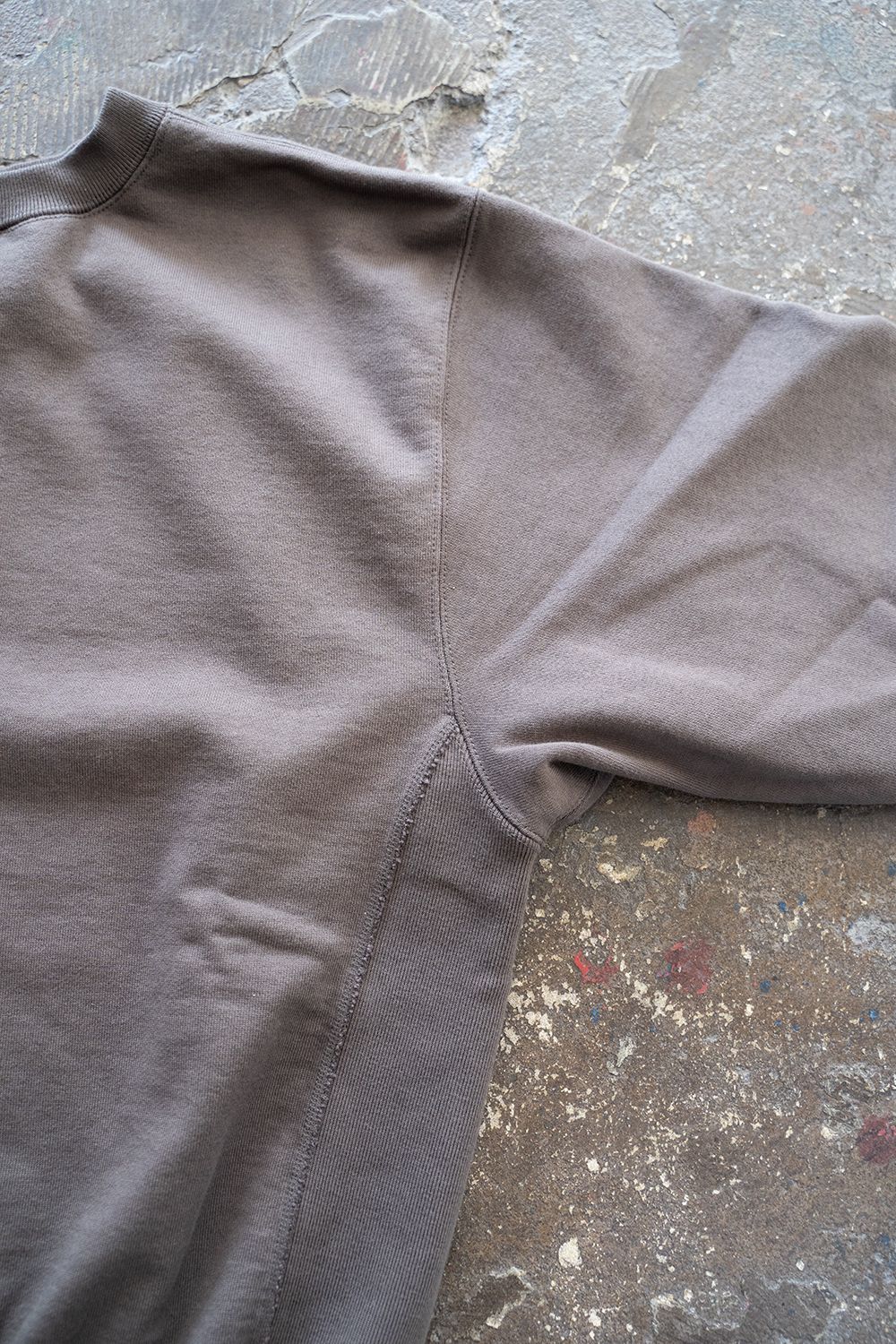 【ラスト1点】スビン吊り裏毛クルーネックスウェットシャツ(GRAY)