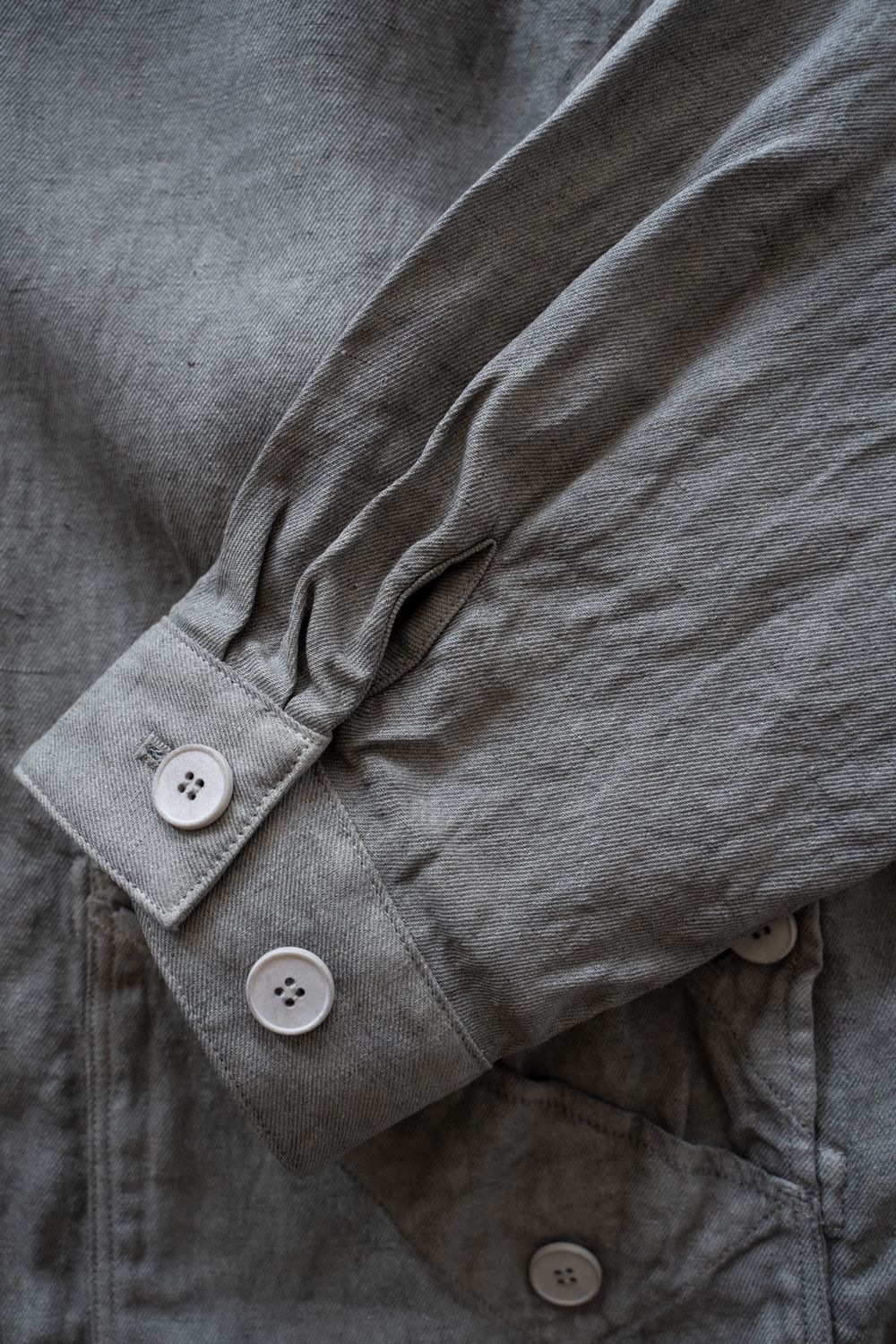 和紙大麻ジャケット(松煙)