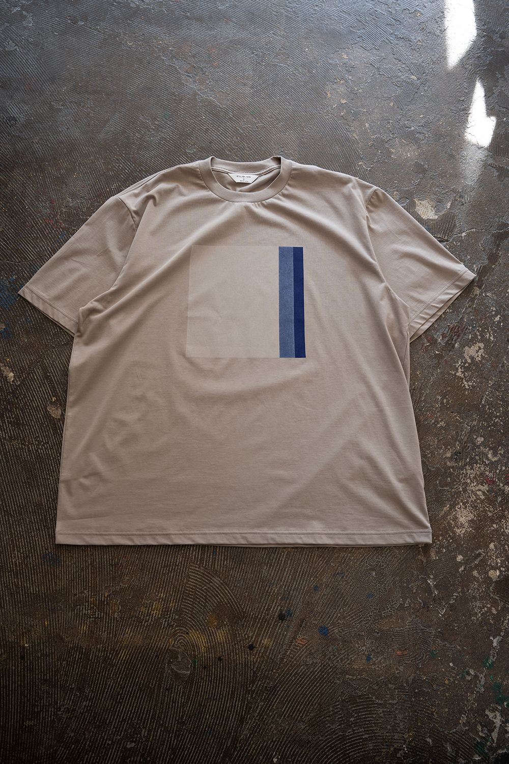 【26SS】シルクスクリーンプリントTシャツ(GREIGE)