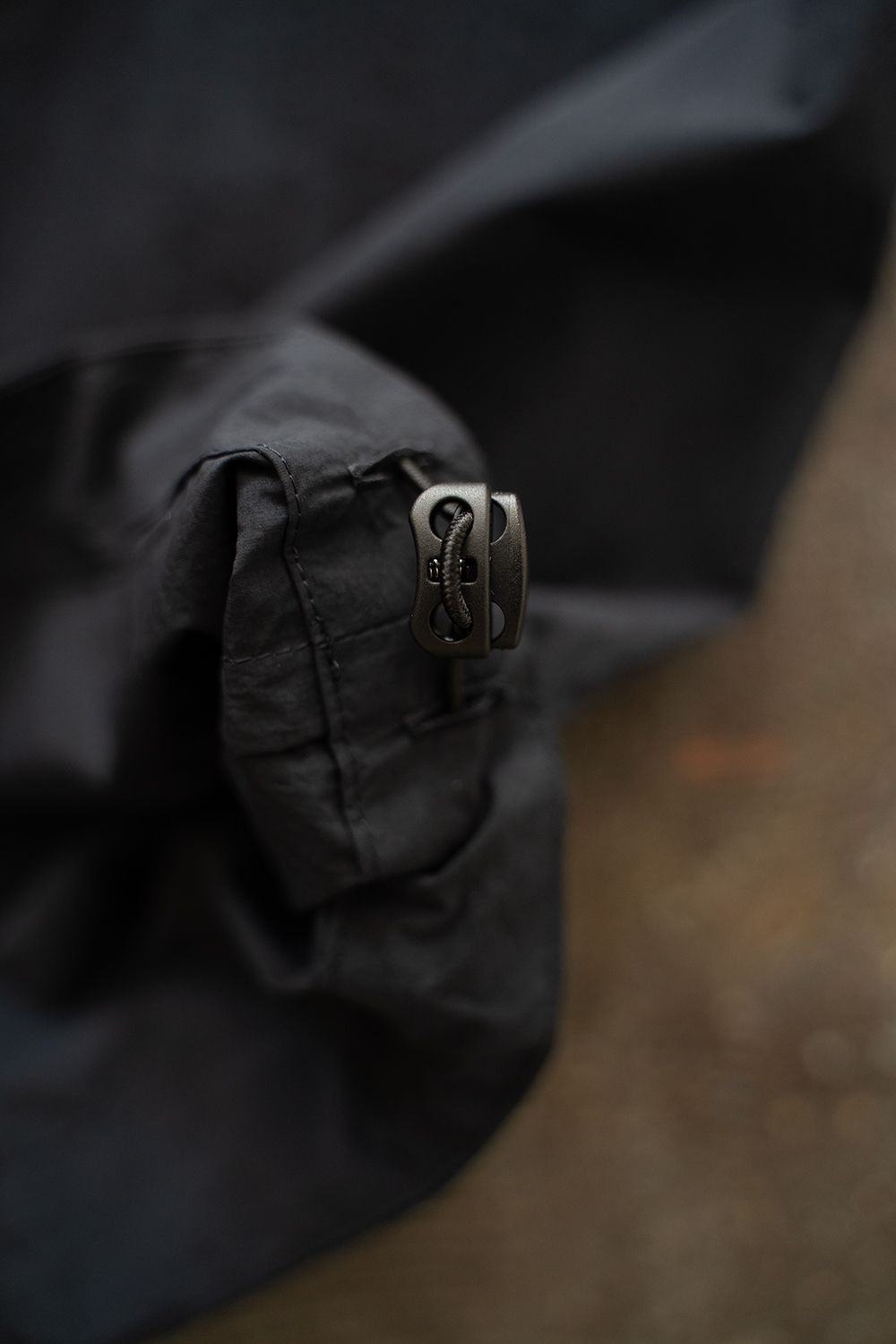 【ラスト1点】【24AW】撥水ナイロンパッカブルアノラック(BLACK)