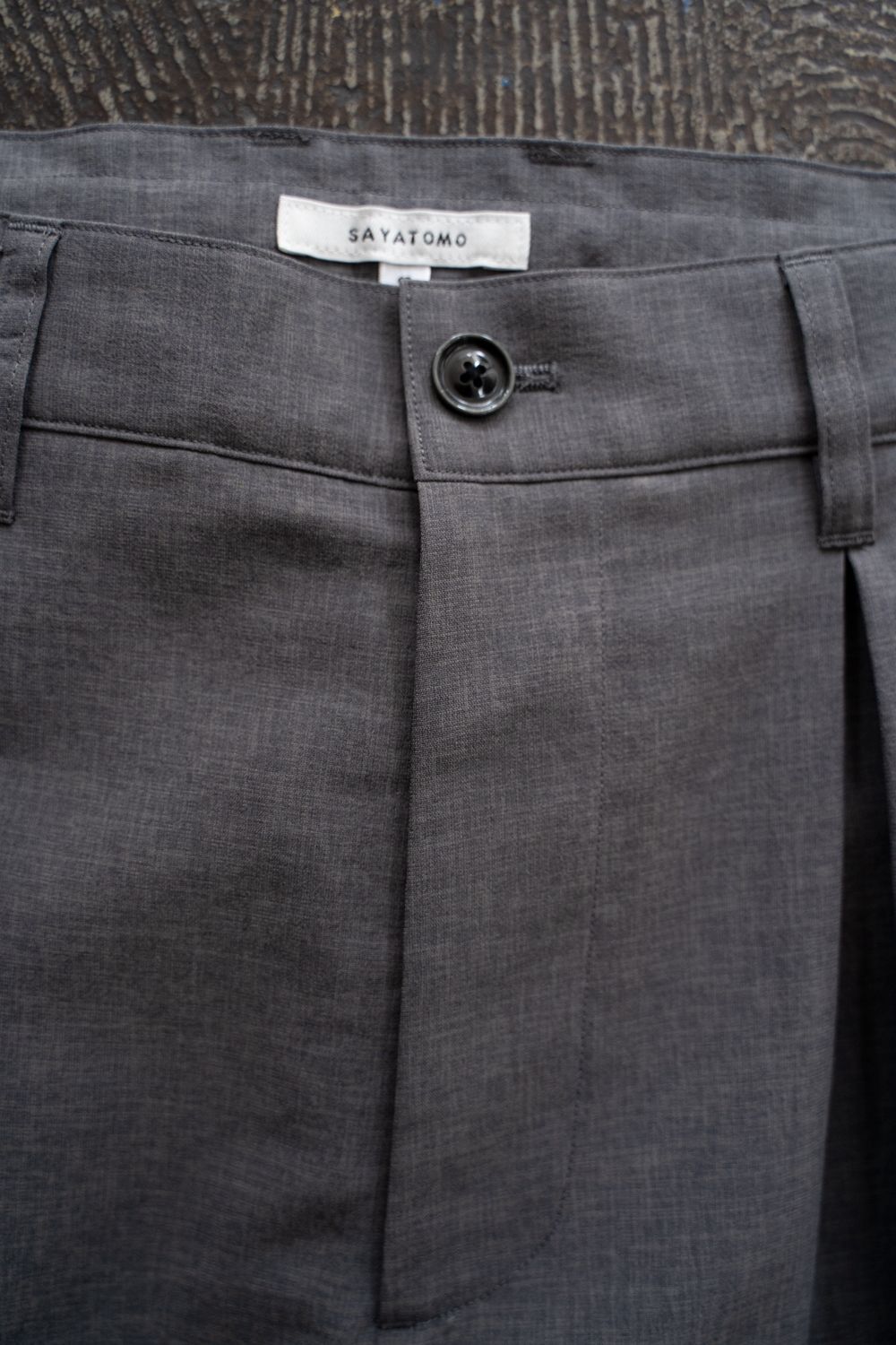 【26SS】2-Tack Wide Slacks/2タックワイドスラックス(GRAY)
