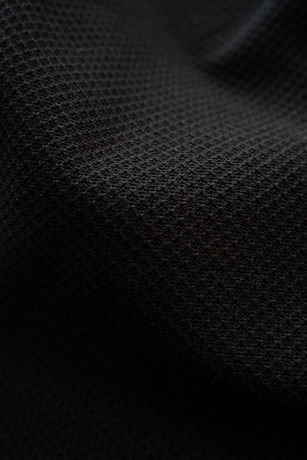 【26SS】コットン×ポリエステルスキッパーカットソー(BLACK)