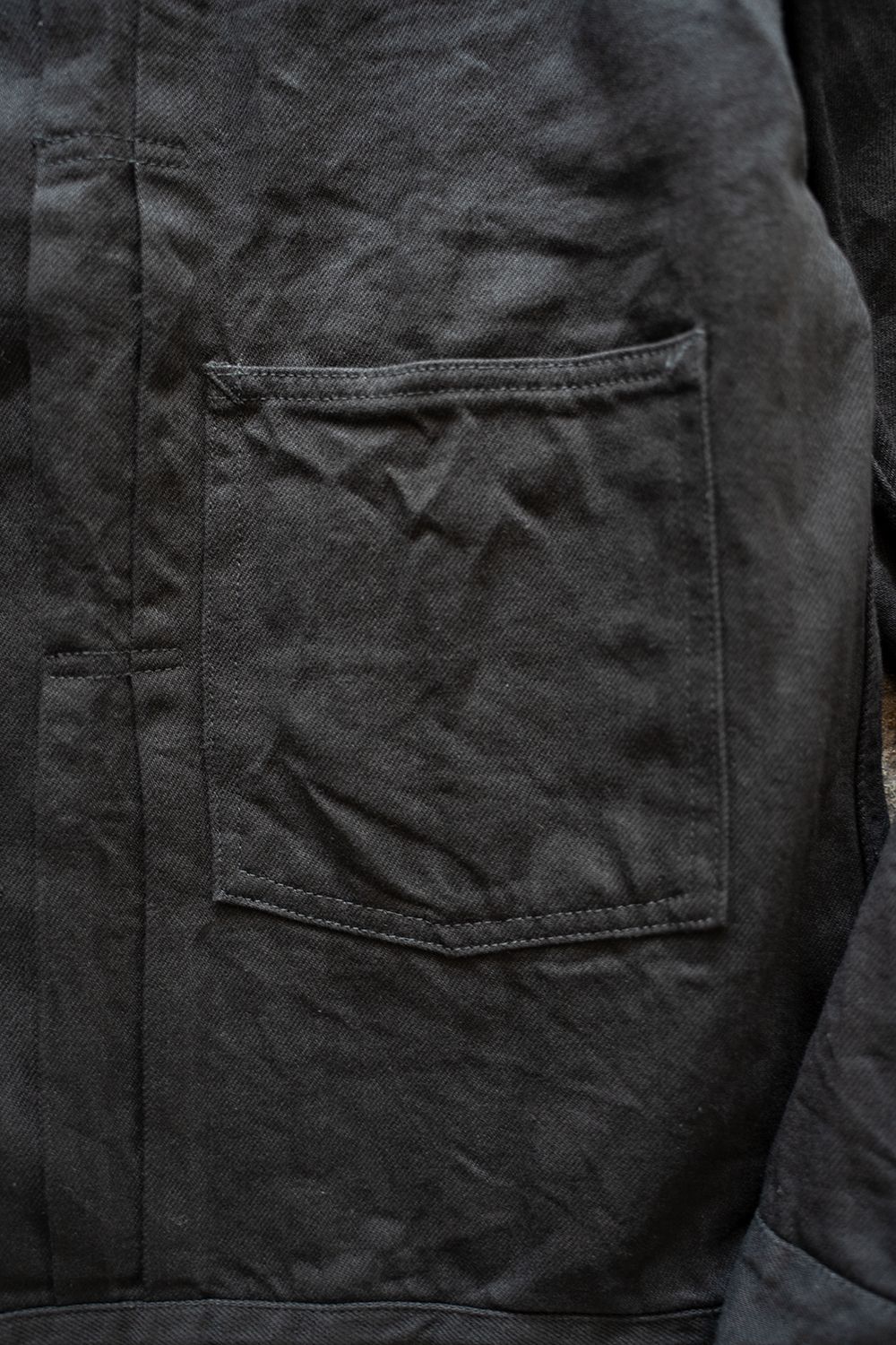 【ラスト1点】【22AW】セルビッチデニムGジャン(BLACK)