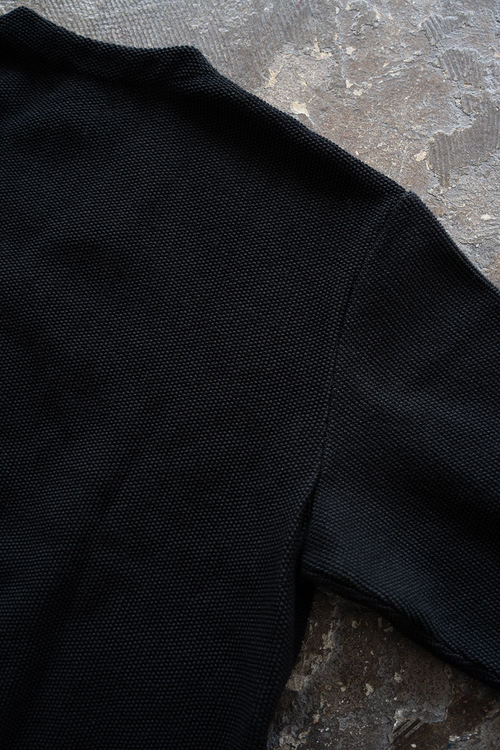 【26AW】10Gニットジップカーディガン(BLACK)