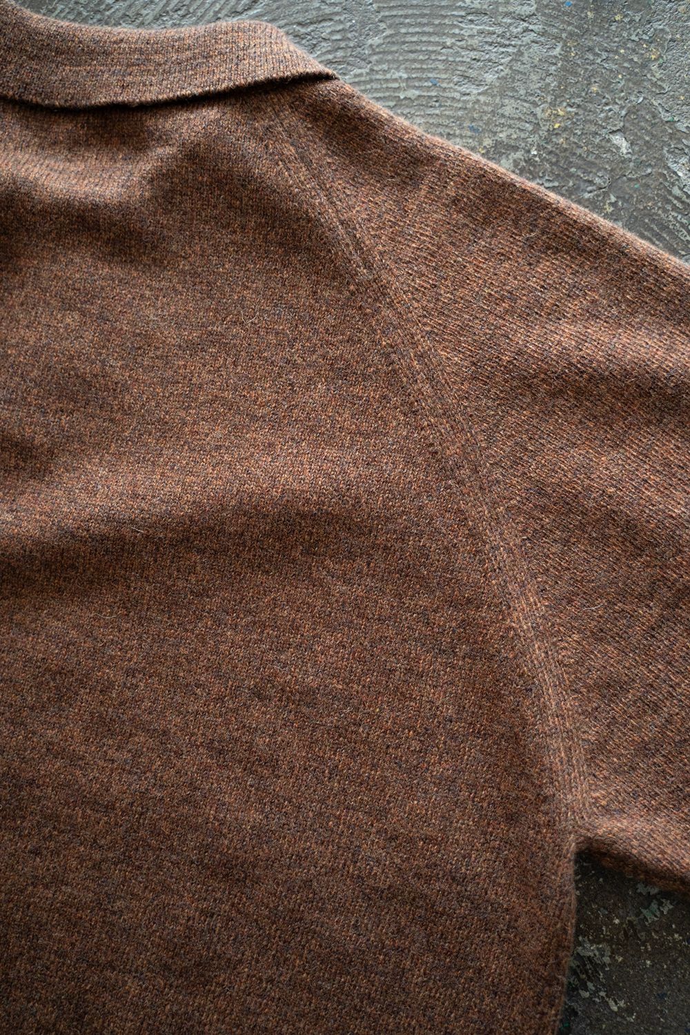 【ラスト1点】【24AW】7Gニットポロ(ORANGE)