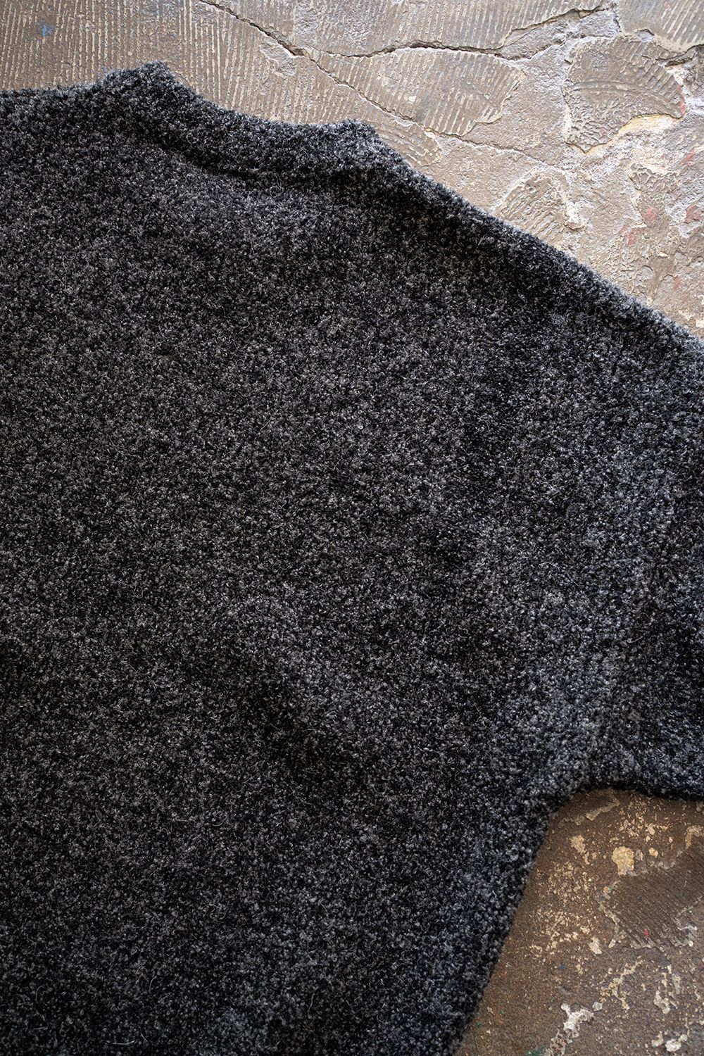 【25AW】Shusetsu Boucle Knit(BLACK)