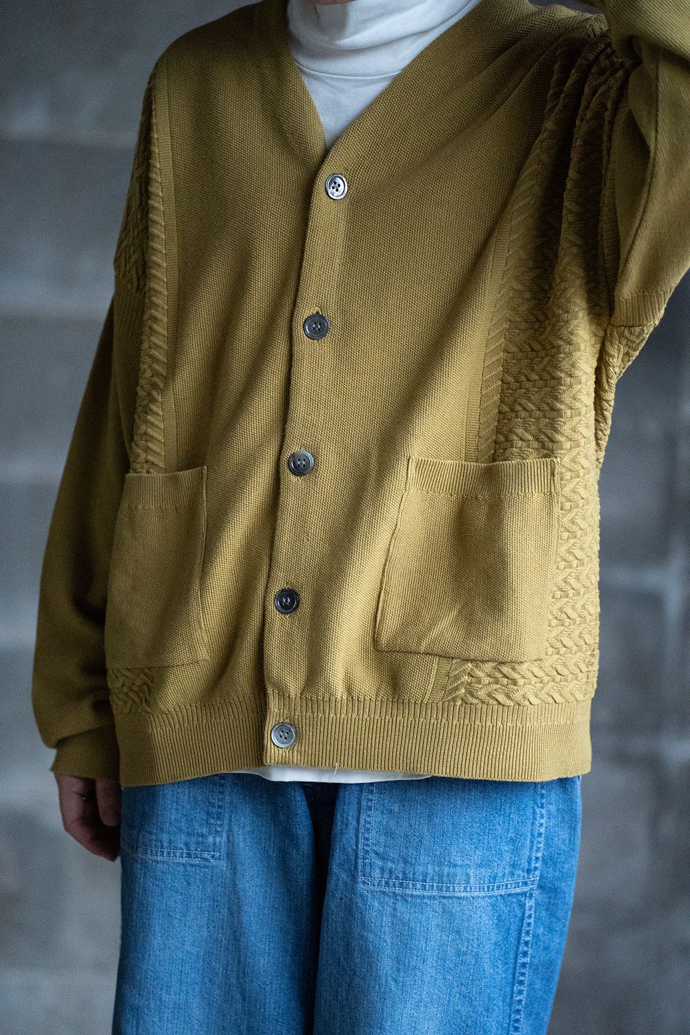 Hanaikada Cardigan(CITRON YELLOW) - 0