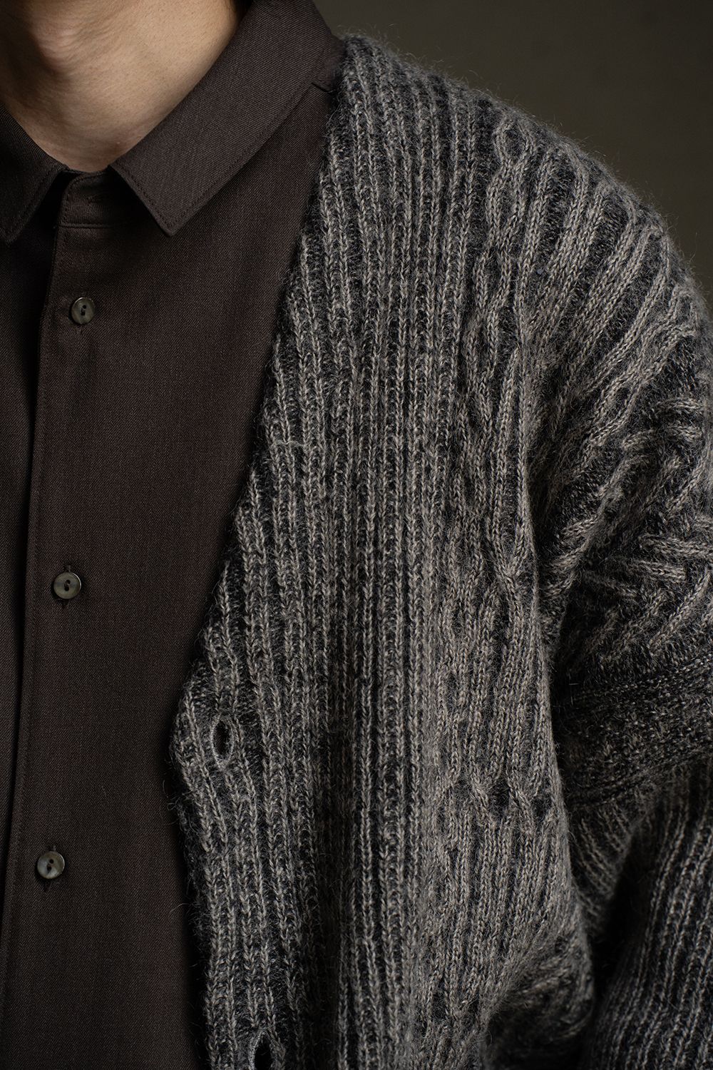 【25AW】Sekkei Mohair Cardigan(BEIGE)