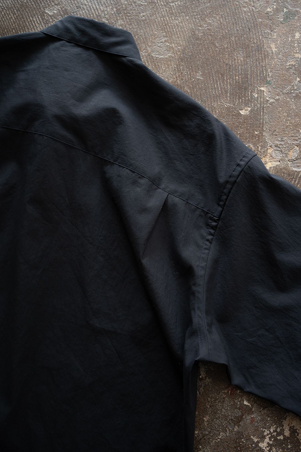 【26SS】コットンブロード半袖シャツ(NAVY)