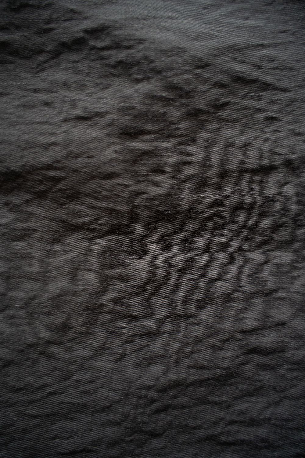 【ラスト1点】【25SS】レーヨン×リネン半袖スキッパーシャツ(GRAY)