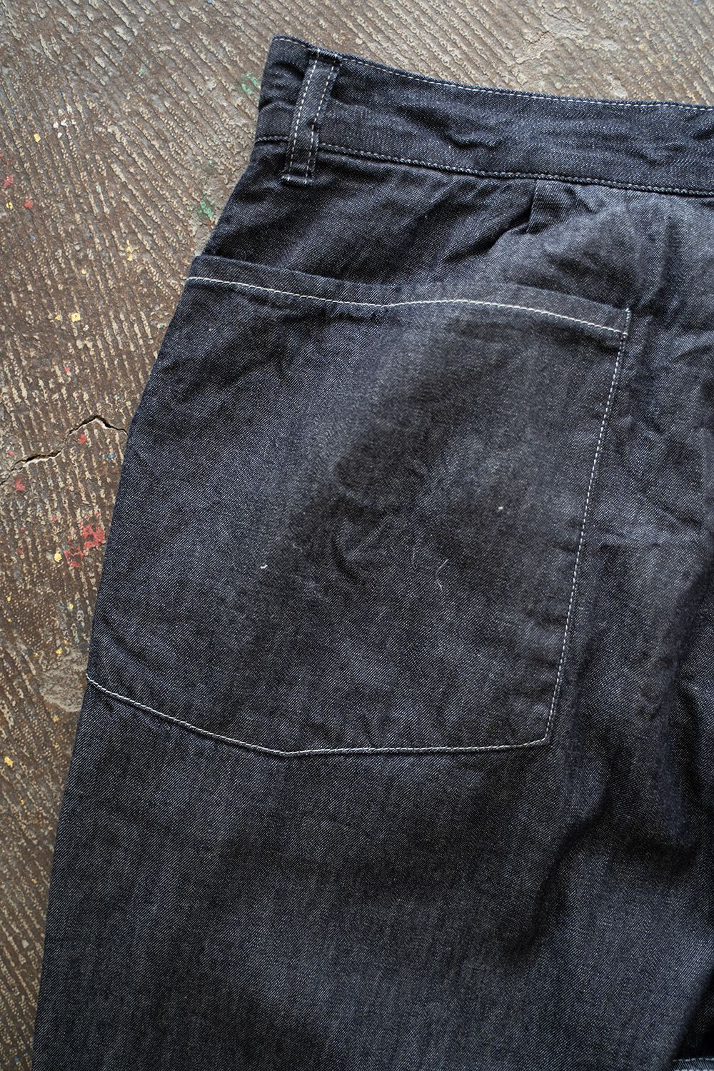 【ラスト1点】【25SS】5.5ozデニムワンタックパンツ(INDIGO)