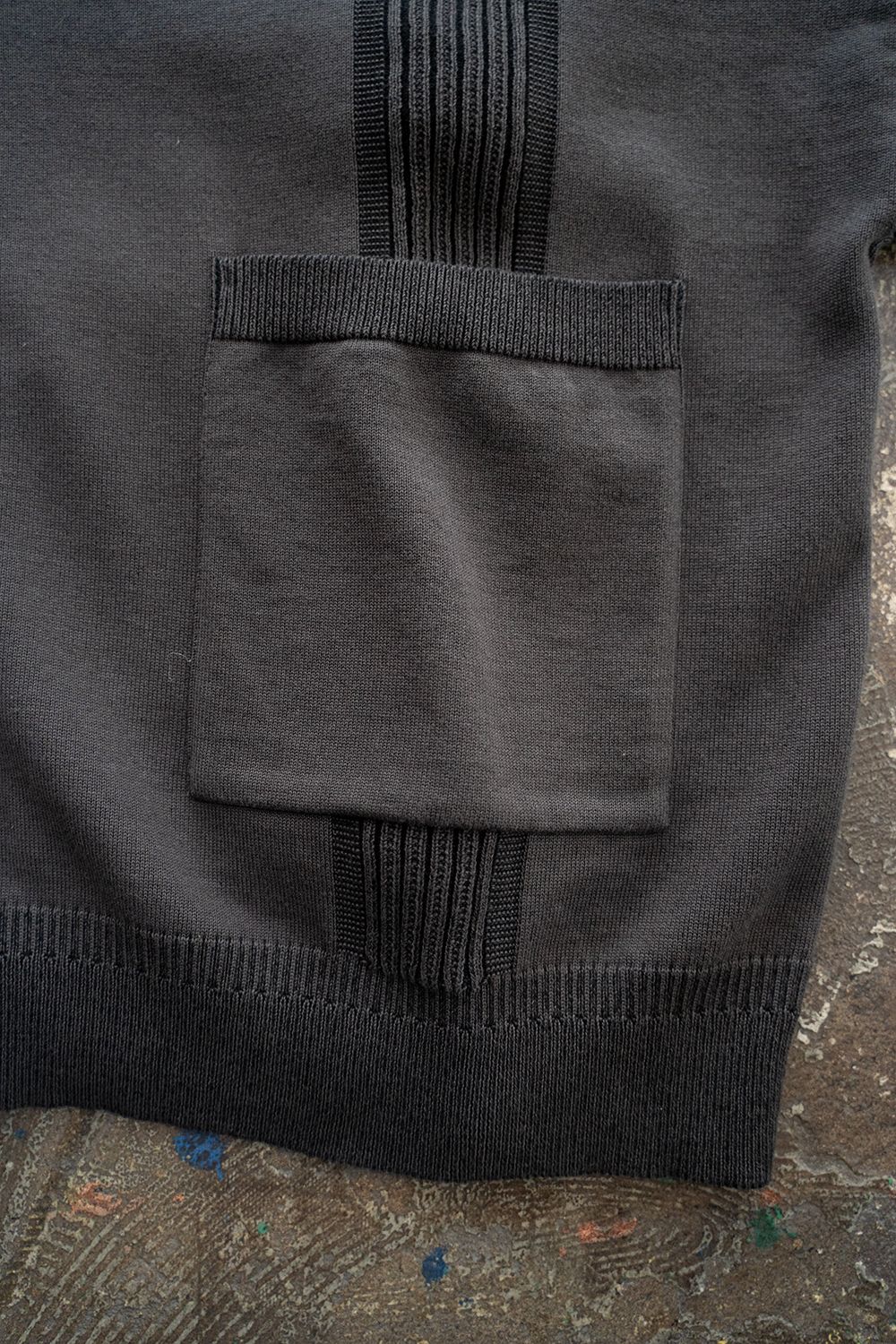 【ラスト1点】【25SS】Rakki Collar Cardigan(CHARCOAL)