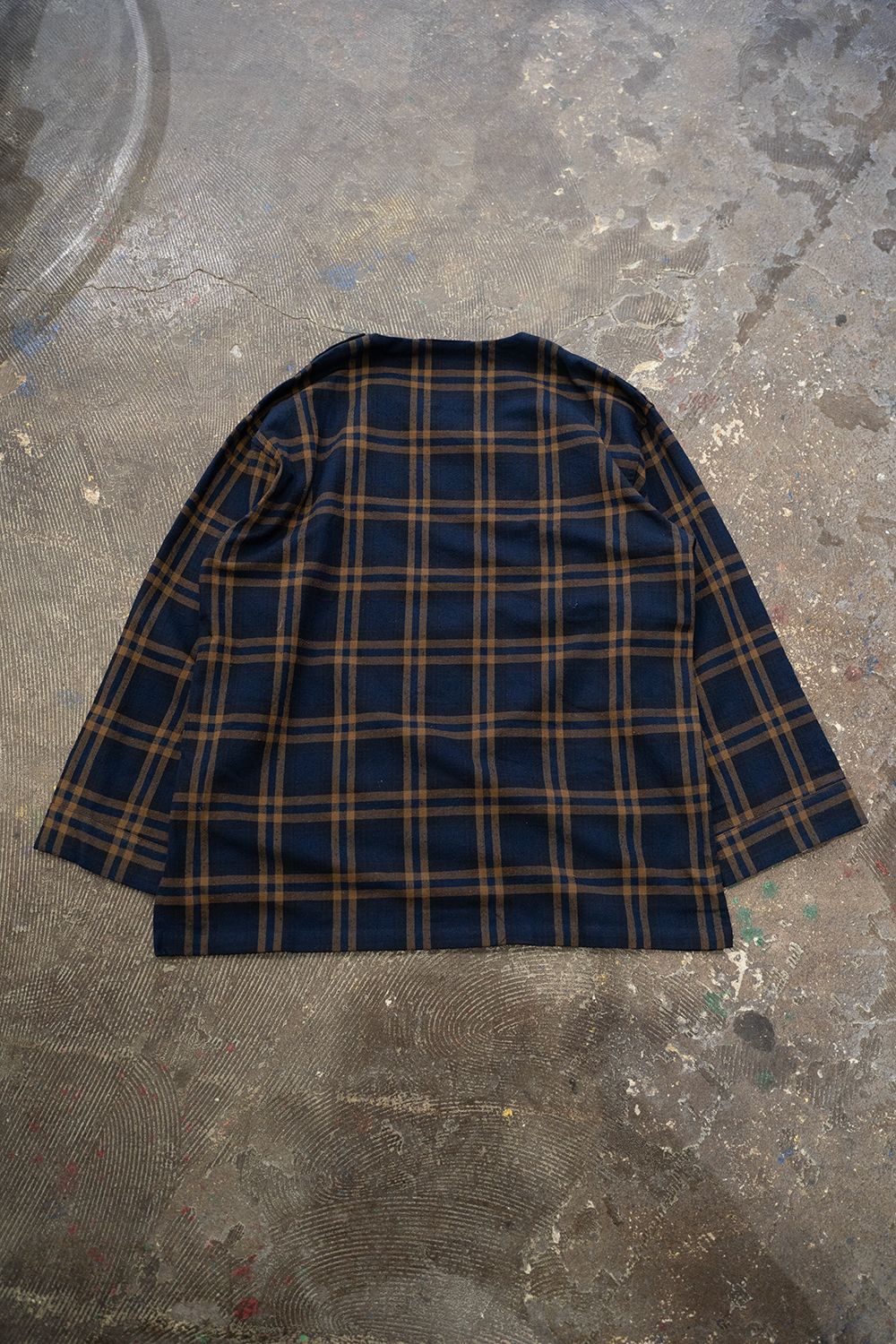 【ラスト1点】"calm"pajama /パジャマ(セットアップ)【ユニセックス】(BROWN×NAVY)