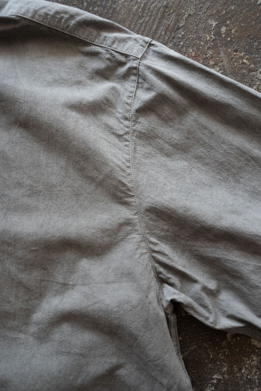 強撚OCブロードシャツ(松煙)