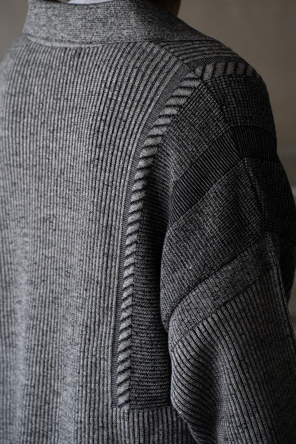 【25AW】Setsuen Skipper Knit(MIX GRAY)