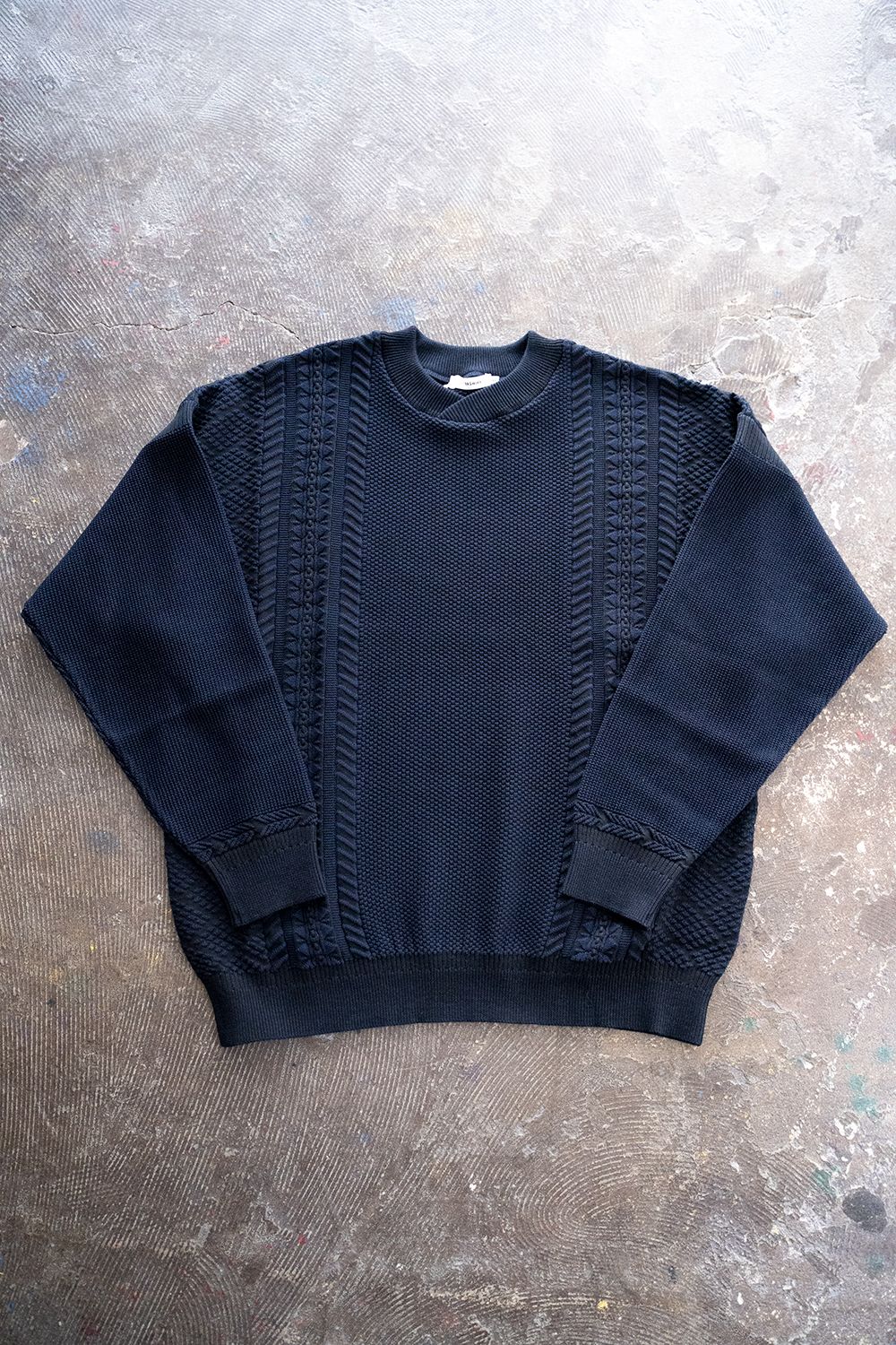 YASHIKI - 【ラスト1点】【22SS】Funaato Knit(NAVY) | Salty