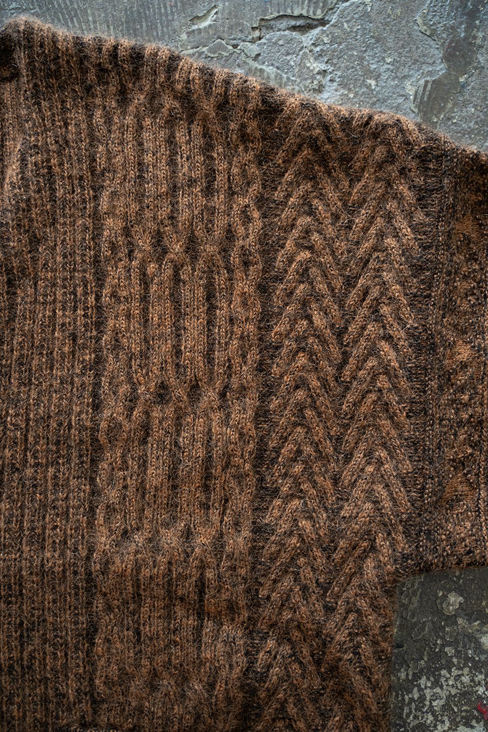 【25AW】Sekkei Mohair Cardigan(ORANGE)