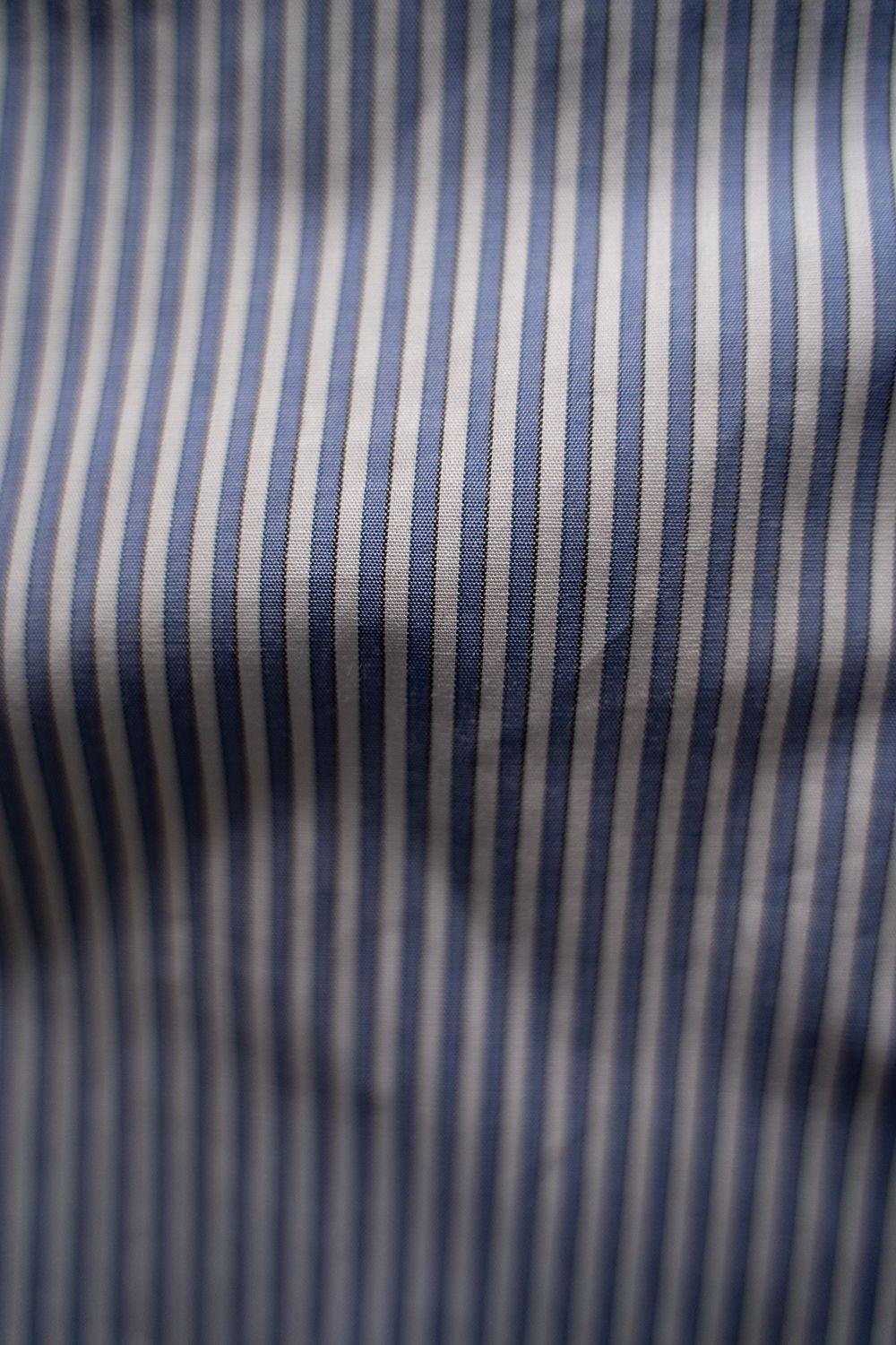 【ラスト1点】【24AW】ブロードレギュラーカラーシャツ(BLUE STRIPE)