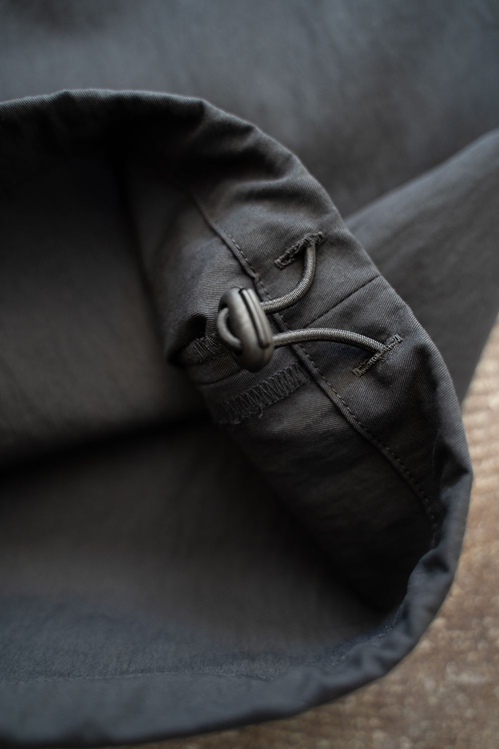2-Tack Cotton-Nylon Military Pants/2タックコットンナイロンミリタリーパンツ(BLACK)