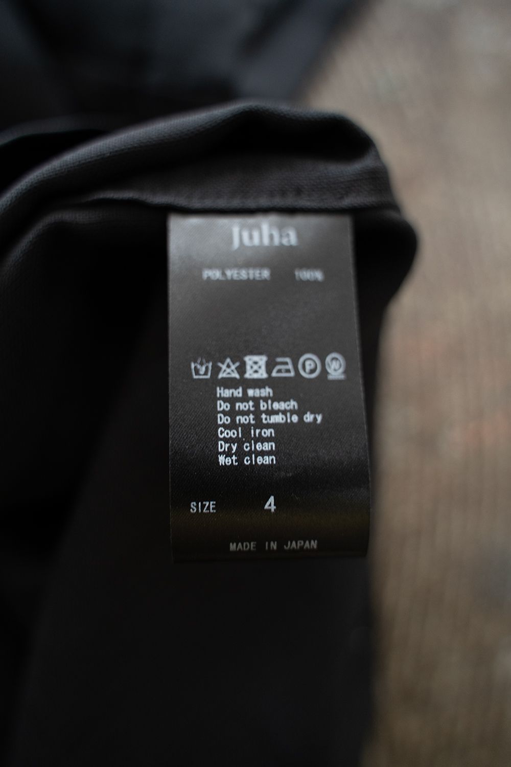 【ラスト1点】【25SS】Sheer Sharkskin SS Shirt/シアーシャークスキンシャツ(BLACK)