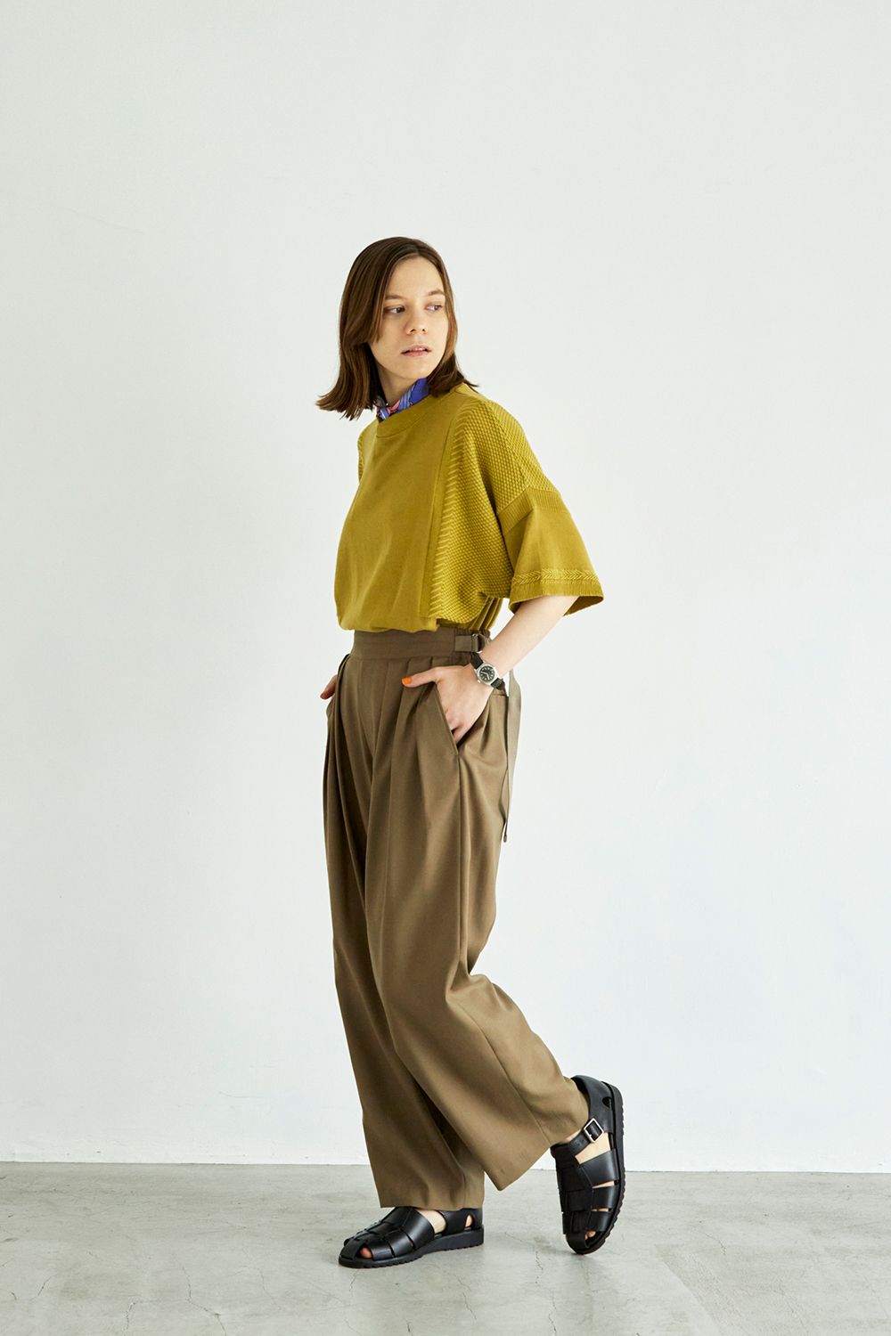 【ラスト1点】【22SS】Asanagi Knit(LIME)