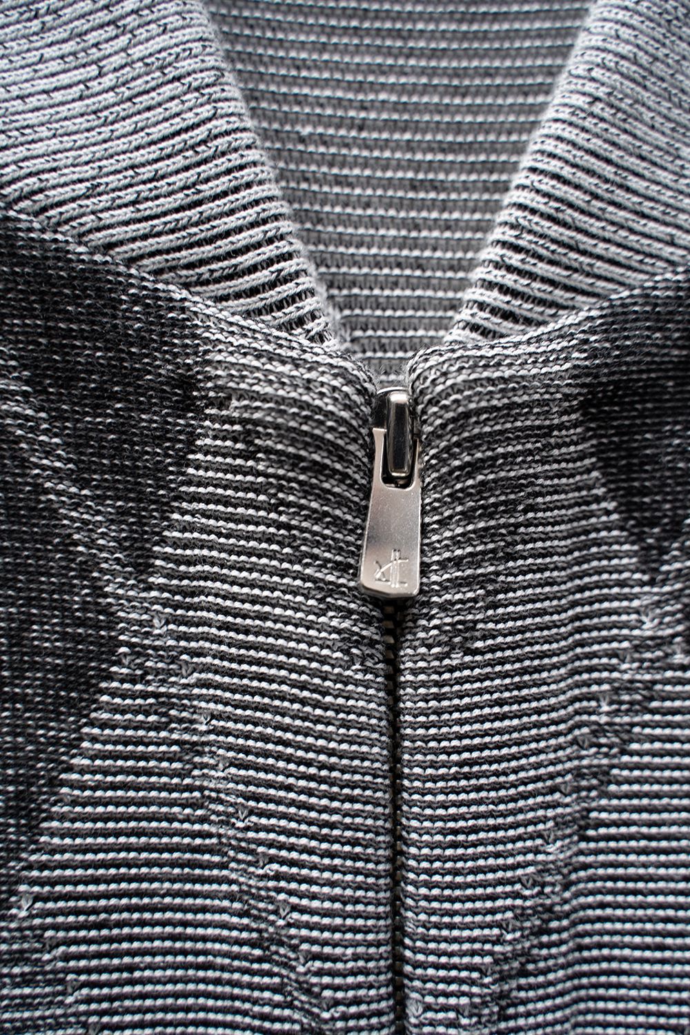 YASHIKI - 【ラスト1点】【25SS】Seika Knit Blouson(MIX GRAY