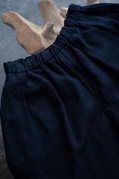 起毛大麻パンツ(濃紺)