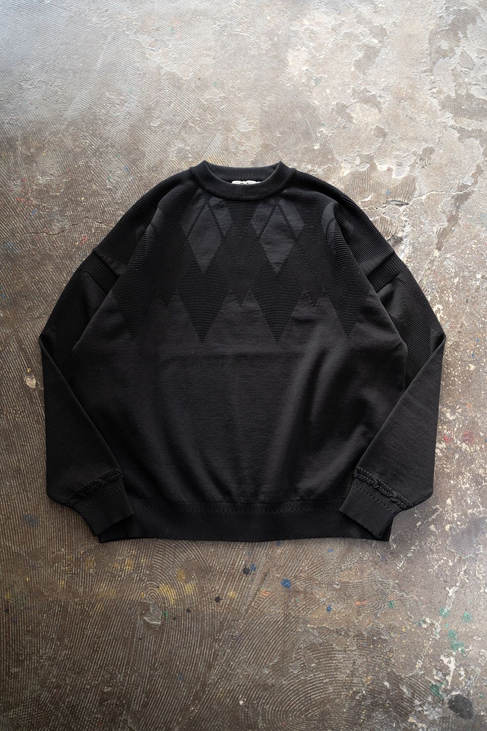 【ラスト1点】【25SS】Seika Knit(BLACK)
