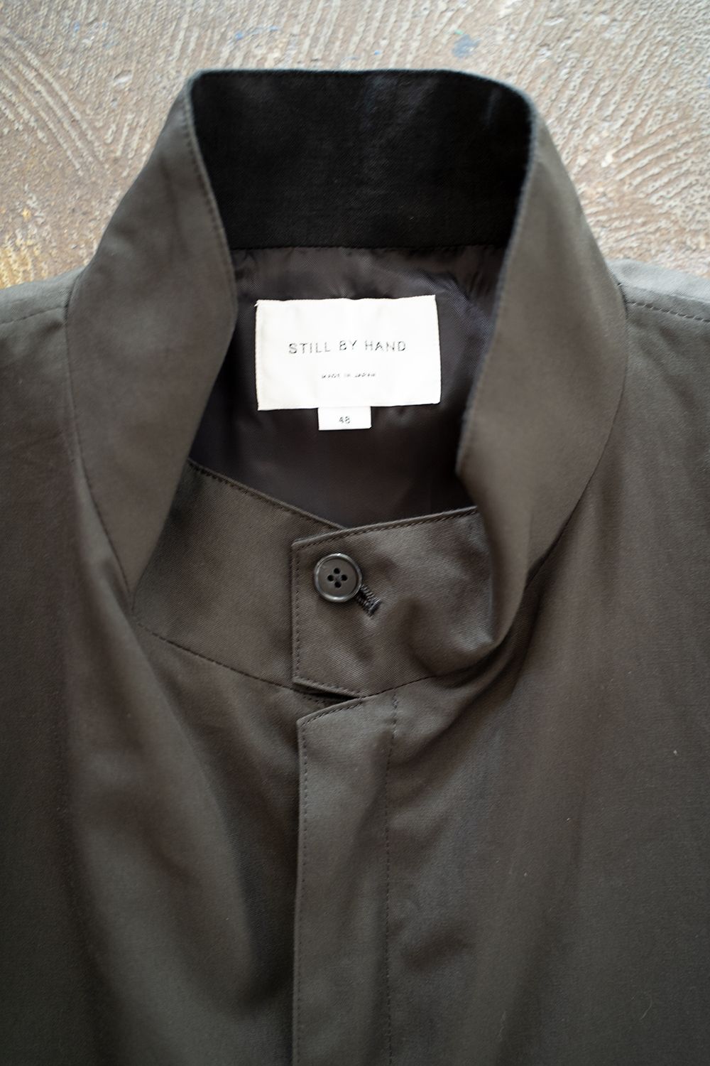【ラスト1点】【22AW】甘撚りオックスショートブルゾン(CHARCOAL)