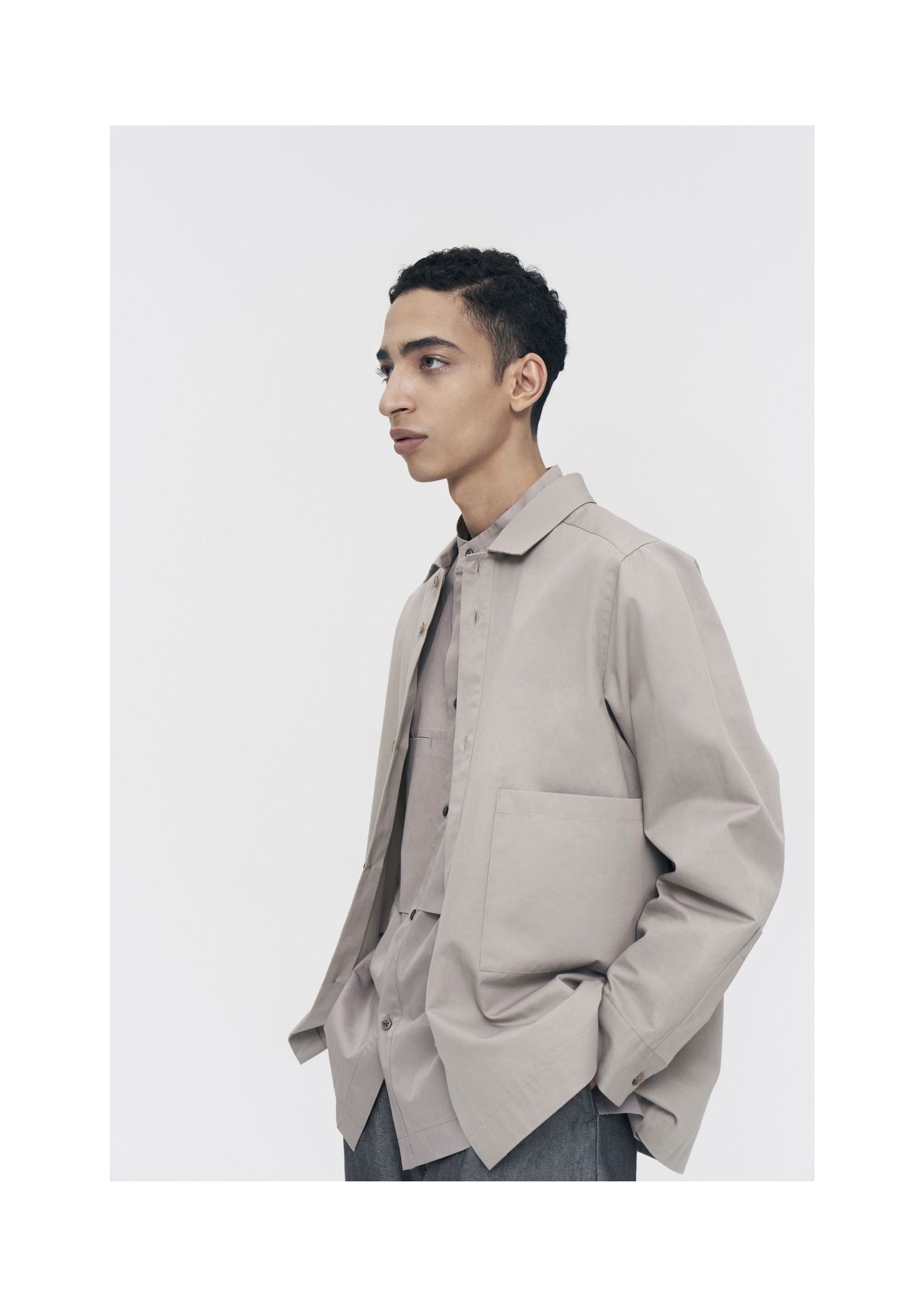 kontor - 【ラスト1点】【20AW】Box Placket Overshirt(BEIGE) | Salty