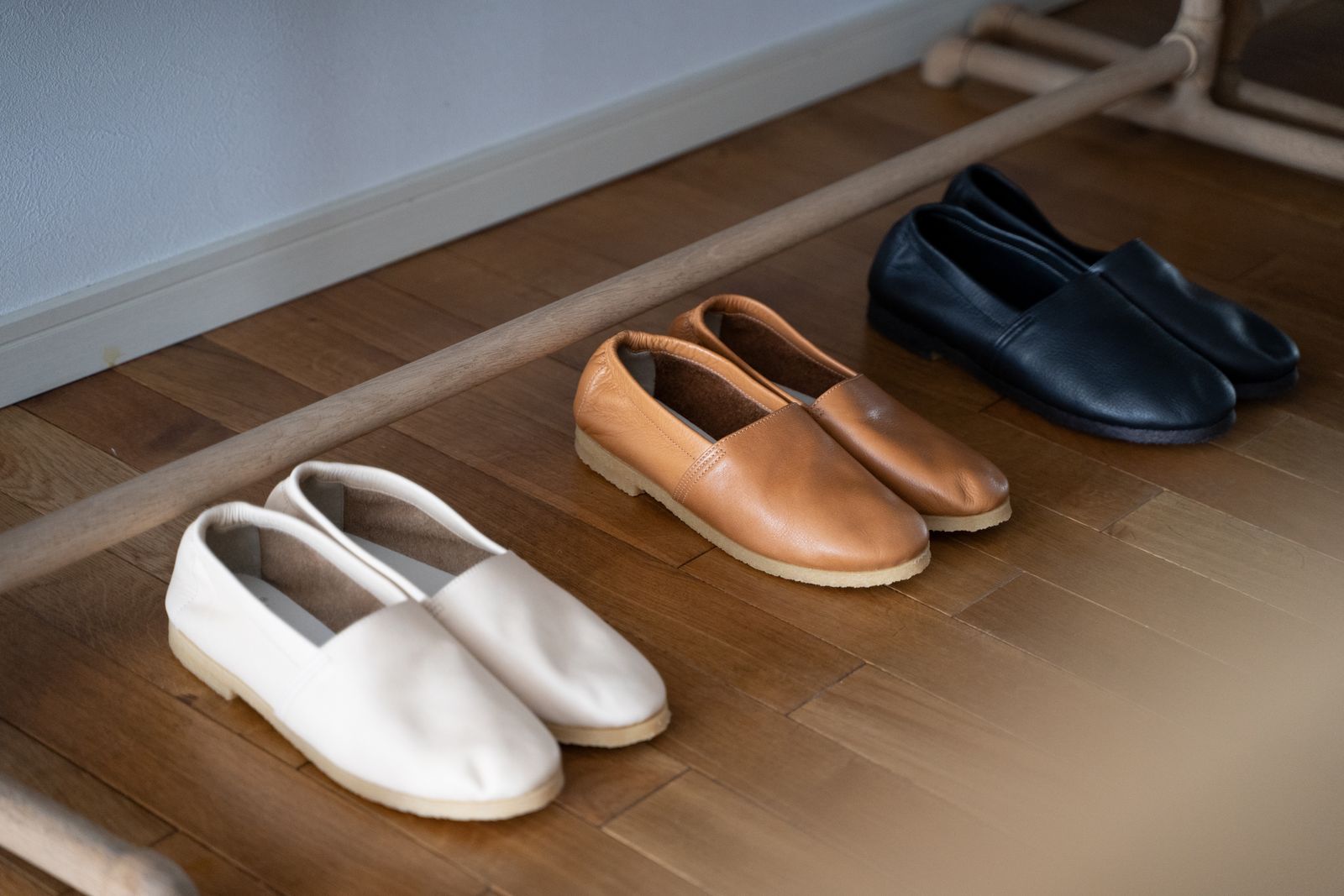 【ラスト1点】【22SS】ノンクロムレザースリッポン(CREAM)