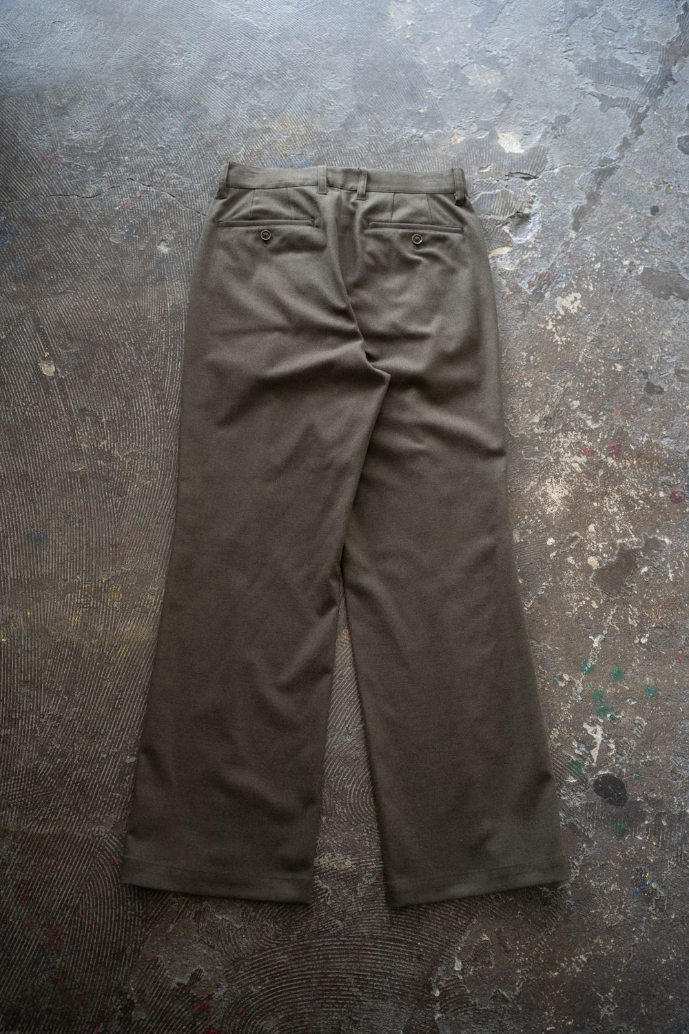 【25AW】2-Tack Slacks/2タックスラックス(BROWN)