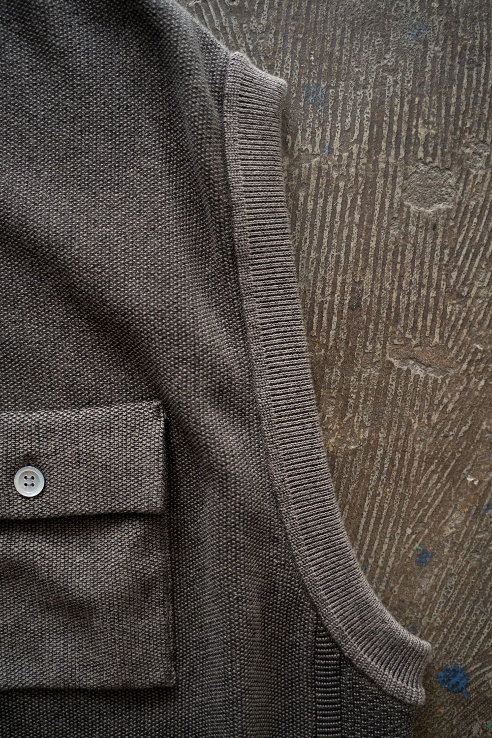 【26SS】Haoto collar Vest(GREIGE)