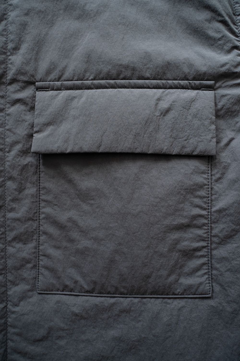 【25AW】シンサレートシャツブルゾン(CHARCOAL)