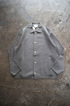 【ラスト1点】【22AW】ミラノリブニットジャケットカーディガン(HEATHER GRAY)