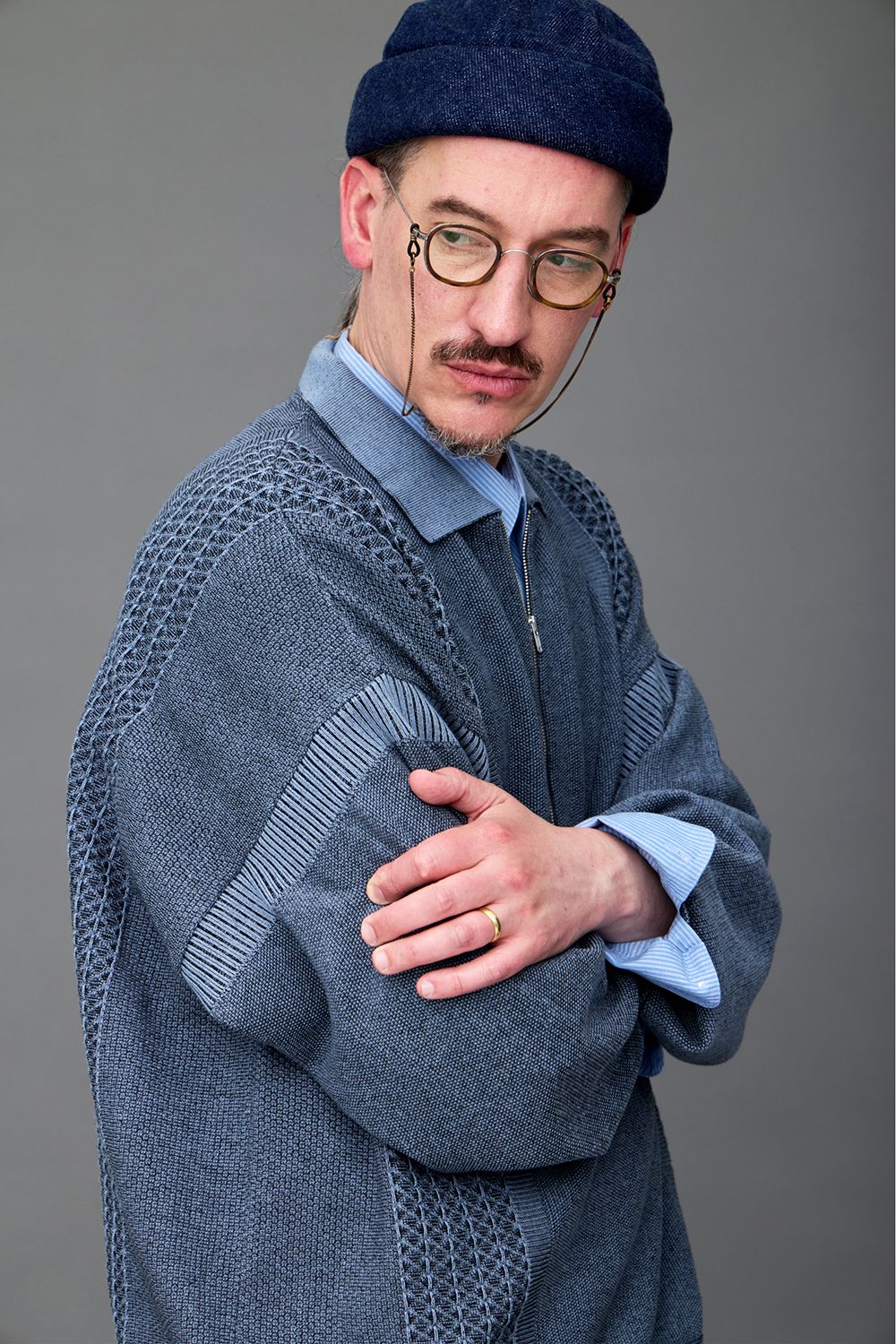 【26SS】Kanto Knit Polo(BLUE)