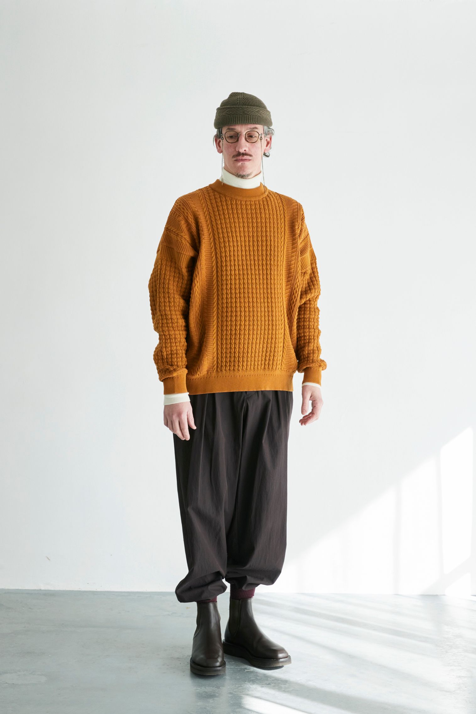 YASHIKI - Honami Knit(MUSTARD) | Salty