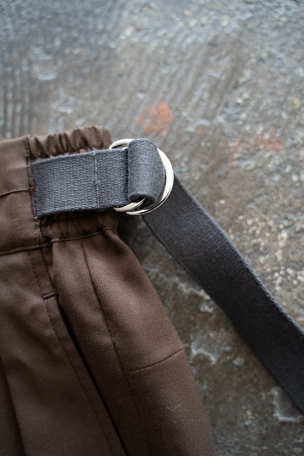 【ラスト1点】【22SS】Hakama Akane Slacks/ハカマアカネスラックス(BROWN)