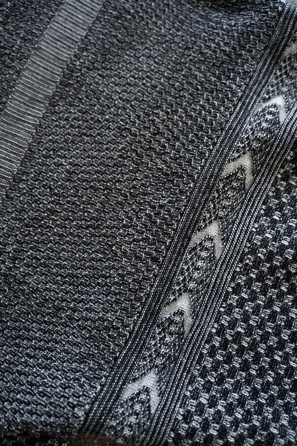 【25AW】Yukiato Knit Coat(MIX GRAY)