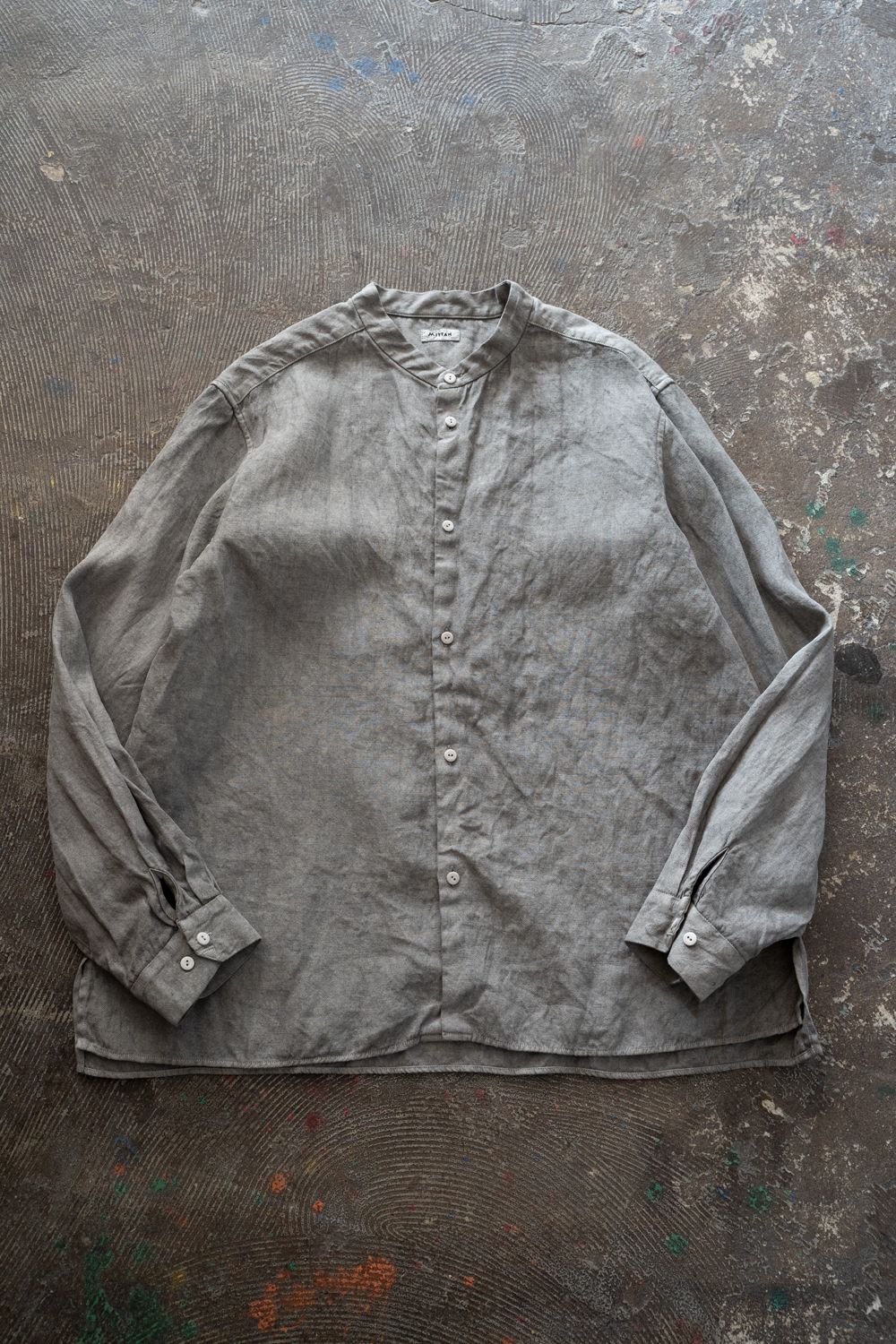和紙大麻シャツ(松煙)