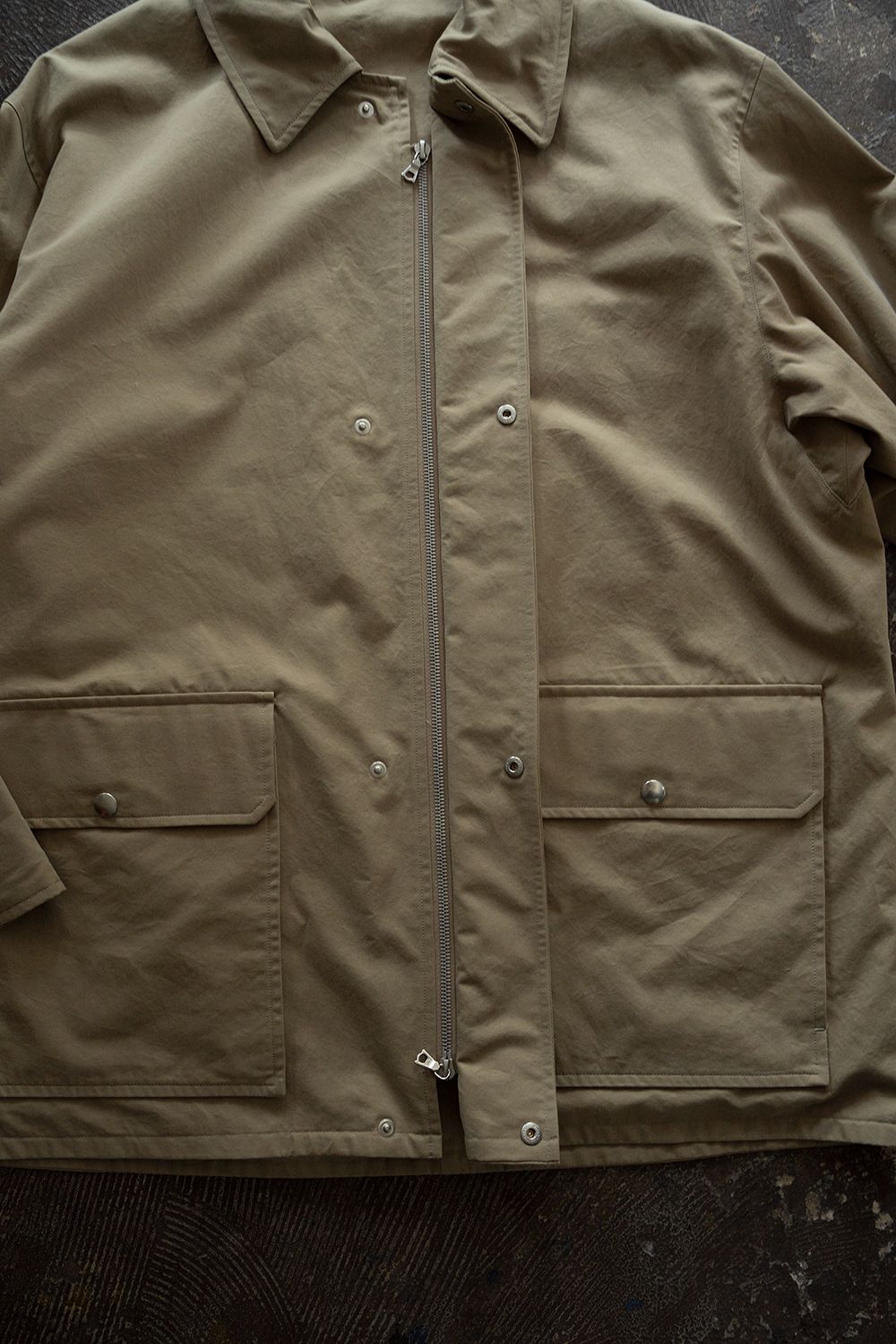 【ラスト1点】【26AW】Cotton Twill Half Coat(BEIGE)